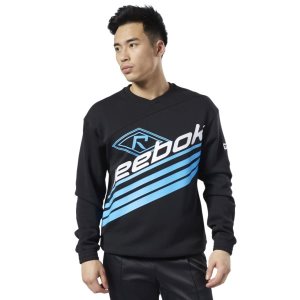 Reebok Classic Advance Crew Sweatshirt Herren - Schwarz - DE 947-SRM